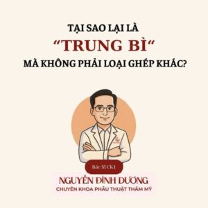 Nâng mũi trung bì