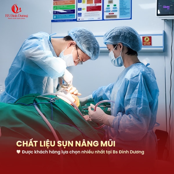 Nâng mũi sụn sườn có bị tiêu không