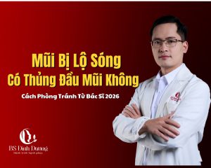 Mũi Bị Lộ Sóng Có Nguy Cơ Thủng Đầu Mũi Không