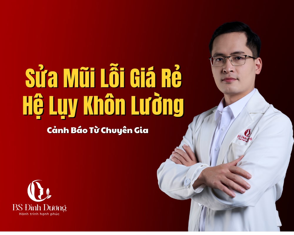 Sửa Mũi Lỗi Giá Rẻ Và Những Hệ Lụy Khôn Lường