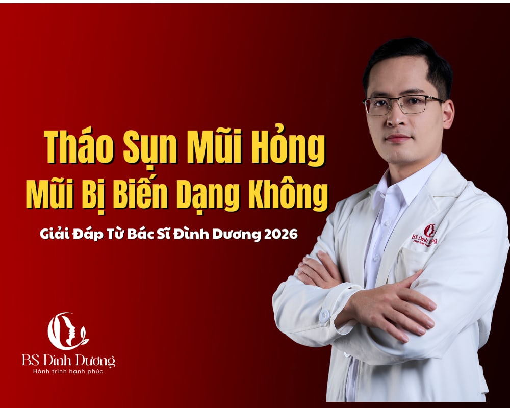 Tháo Sụn Mũi Hỏng Có Làm Mũi Bị Biến Dạng Không? Giải Đáp Từ Bác Sĩ 2026