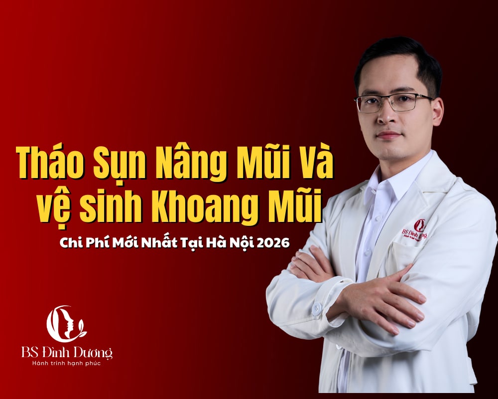 Tháo Sụn Nâng Mũi Và vệ sinh Khoang Mũi